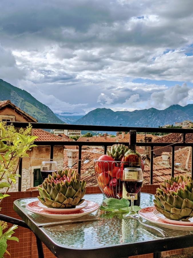 Best View! Rooftop With Garden - Old Town Nr404 Kotor Buitenkant foto